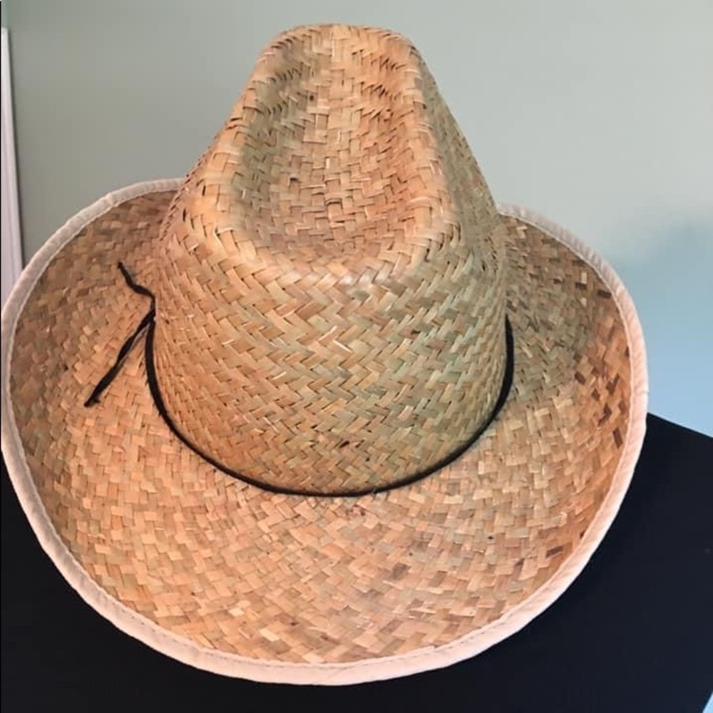 Cowboy hat, straw, one size - Picture 2 of 2